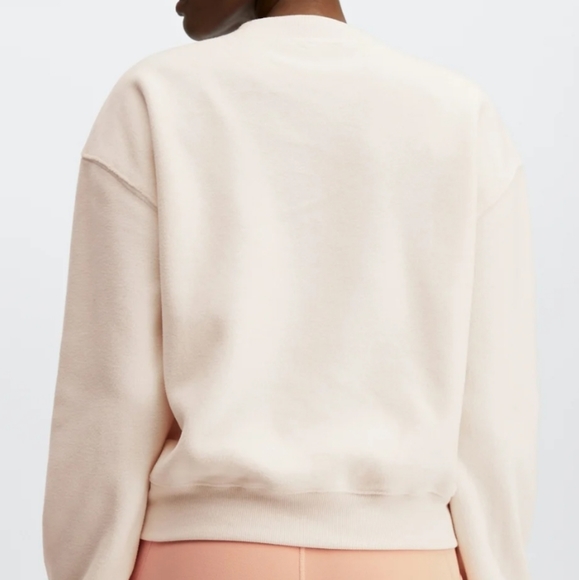 Rayne Polar Fleece Crewneck in Oats - Picture 2 of 4